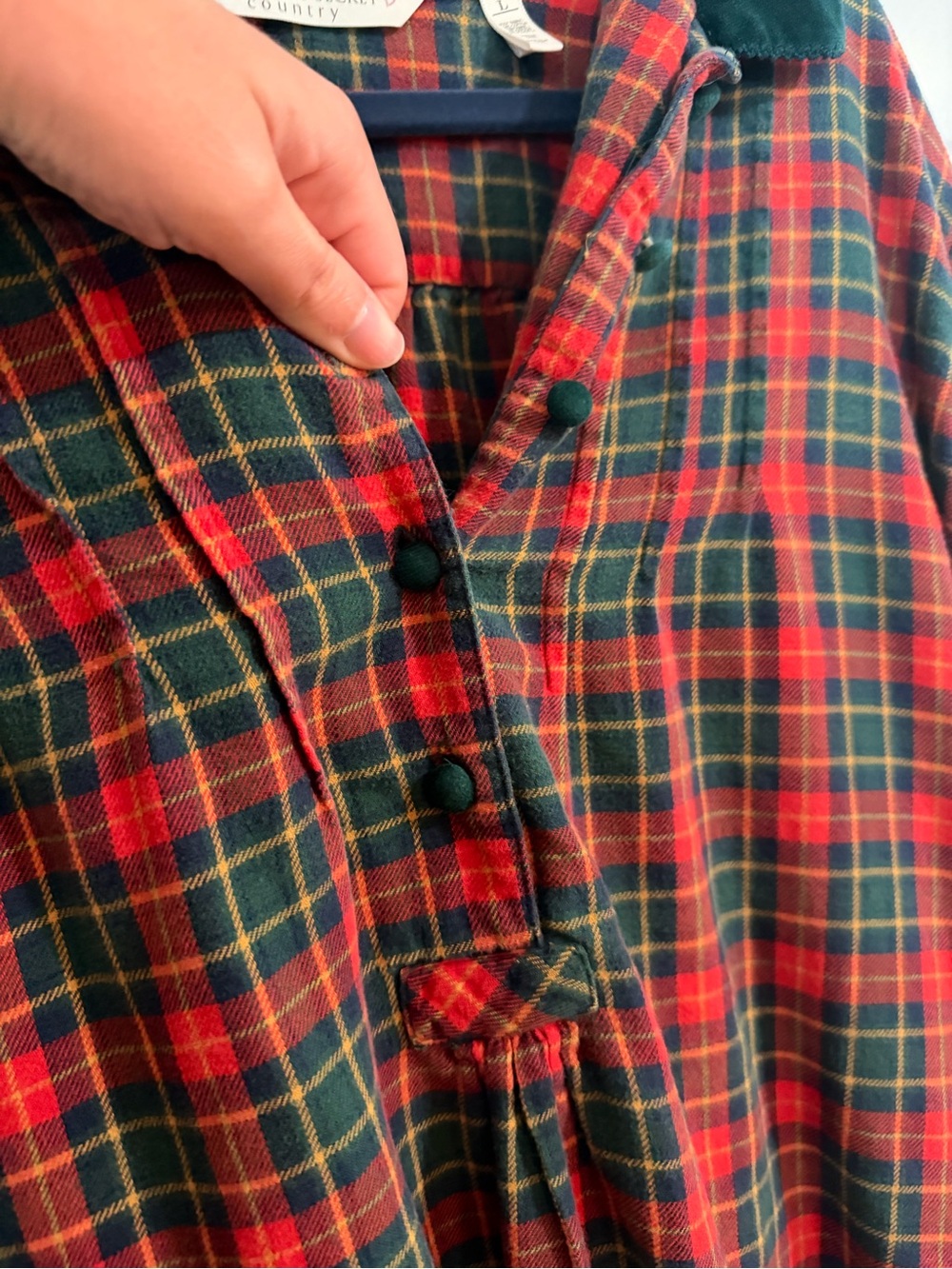 🎄 GORGEOUS Victoria’s Secret Country plaid tunic/top! 🎄 - Picture 3 of 8